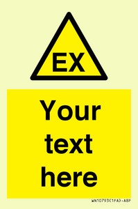 WN10793: Custom Warning: Explosive atmosphere