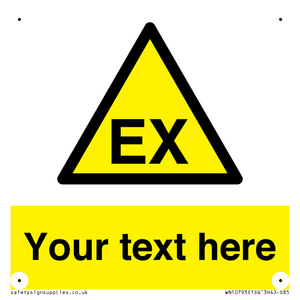 WN10793: Custom Warning: Explosive atmosphere