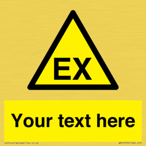 WN10793: Custom Warning: Explosive atmosphere