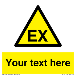 WN10793: Custom Warning: Explosive atmosphere