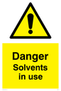 WN109: dangerous solvents in use