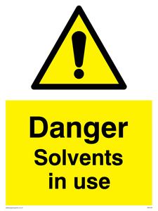 WN109: dangerous solvents in use