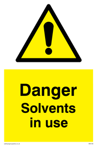 WN109: dangerous solvents in use