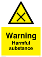 WN111: Warning harmful substance sign