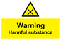 WN111: Warning harmful substance sign