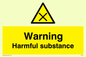 WN111: Warning harmful substance sign