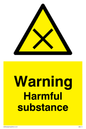 WN111: Warning harmful substance sign
