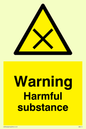 WN111: Warning harmful substance sign