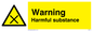 WN111: Warning harmful substance sign