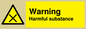 WN111: Warning harmful substance sign
