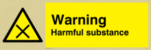 WN111: Warning harmful substance sign