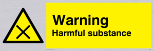 WN111: Warning harmful substance sign