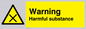 WN111: Warning harmful substance sign