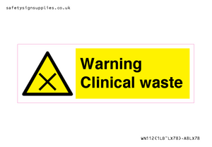WN112: clinical waste
