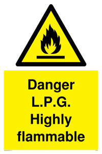WN119: l.p.g. highly flammable