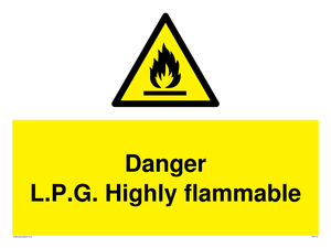 WN119: l.p.g. highly flammable