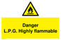 WN119: l.p.g. highly flammable