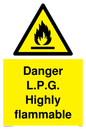 WN119: l.p.g. highly flammable