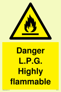 WN119: l.p.g. highly flammable