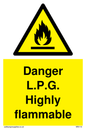 WN119: l.p.g. highly flammable