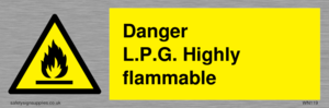 WN119: l.p.g. highly flammable