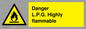 WN119: l.p.g. highly flammable