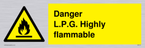 WN119: l.p.g. highly flammable