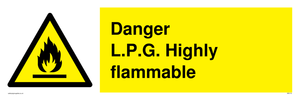 WN119: l.p.g. highly flammable