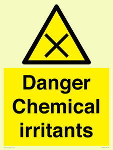 WN12058: Danger Chemical irritants