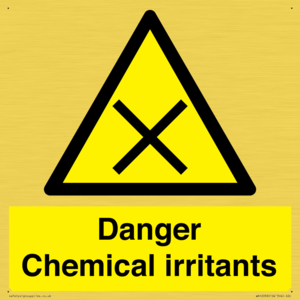 WN12058: Danger Chemical irritants