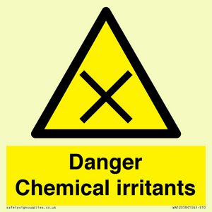 WN12058: Danger Chemical irritants