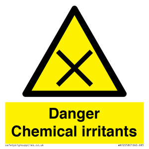 WN12058: Danger Chemical irritants