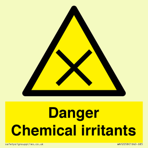 WN12058: Danger Chemical irritants