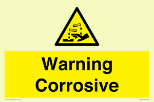 WN121: Warning corrosive