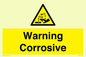 WN121: Warning corrosive