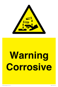 WN121: Warning corrosive