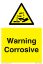 WN121: Warning corrosive
