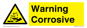 WN121: Warning corrosive