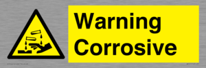 WN121: Warning corrosive