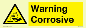 WN121: Warning corrosive