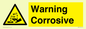 WN121: Warning corrosive