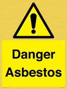 WN123: danger asbestos