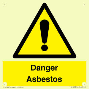 WN123: danger asbestos
