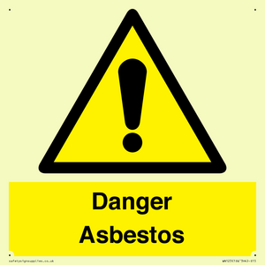 WN123: danger asbestos