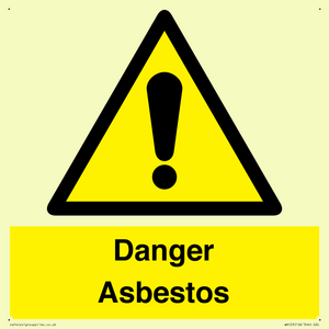 WN123: danger asbestos