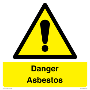 WN123: danger asbestos