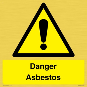 WN123: danger asbestos