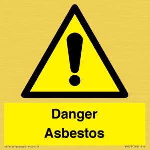 WN123: danger asbestos