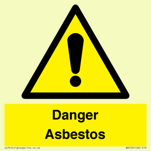 WN123: danger asbestos
