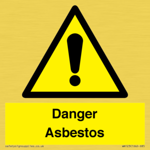 WN123: danger asbestos